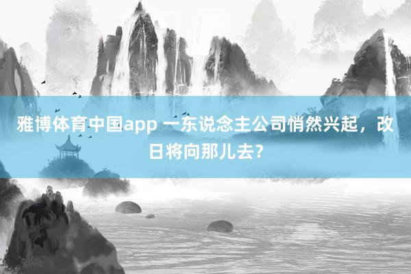 雅博体育中国app 一东说念主公司悄然兴起，改日将向那儿去？