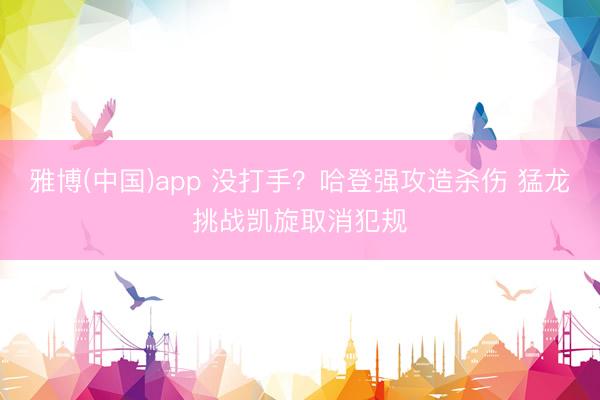 雅博(中国)app 没打手？哈登强攻造杀伤 猛龙挑战凯旋取消犯规